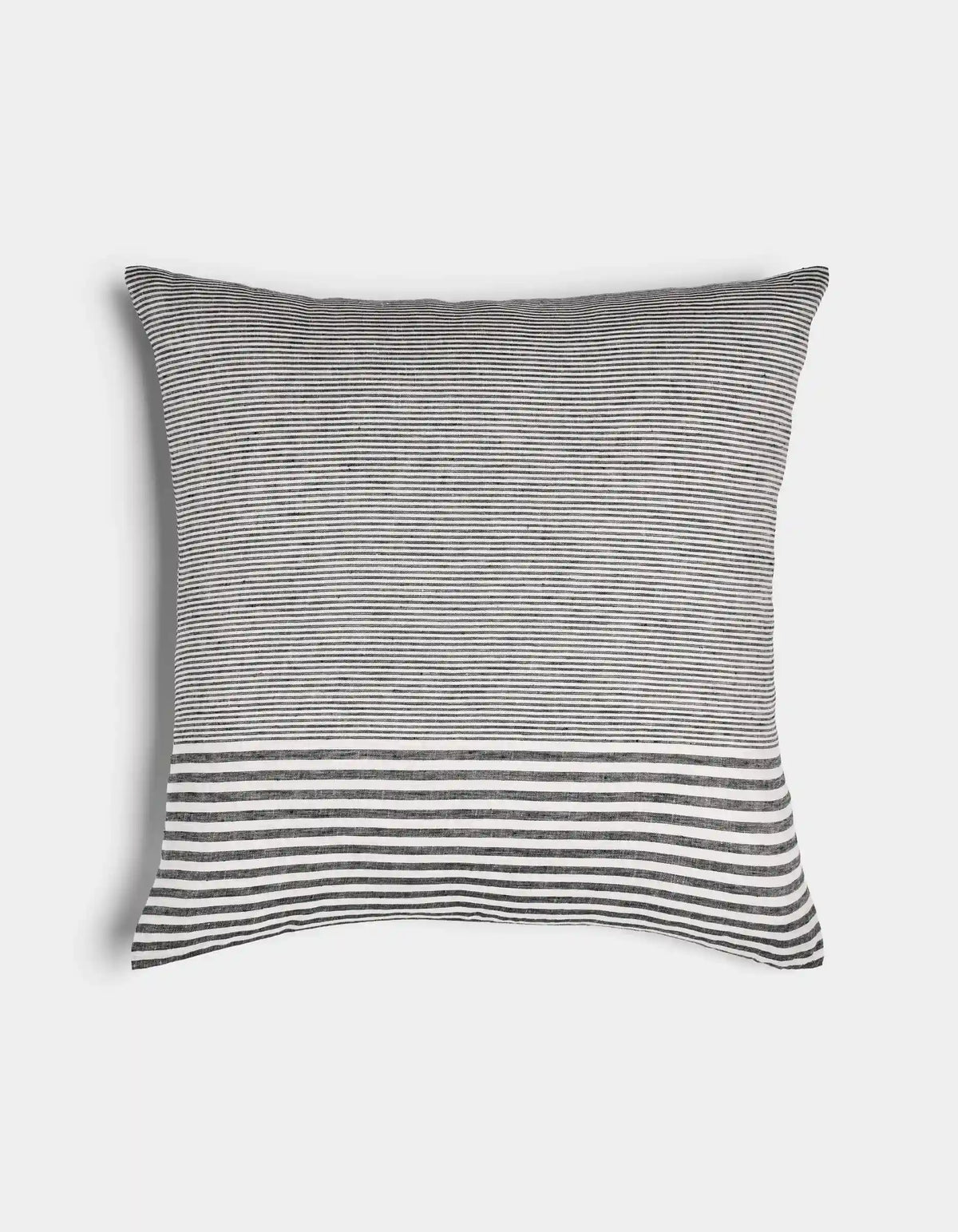 Striped Linen Throw Pillow