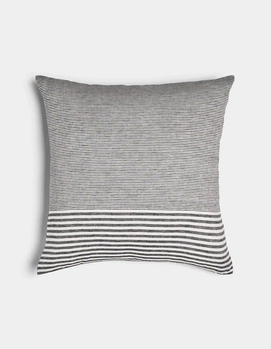 Striped Linen Throw Pillow