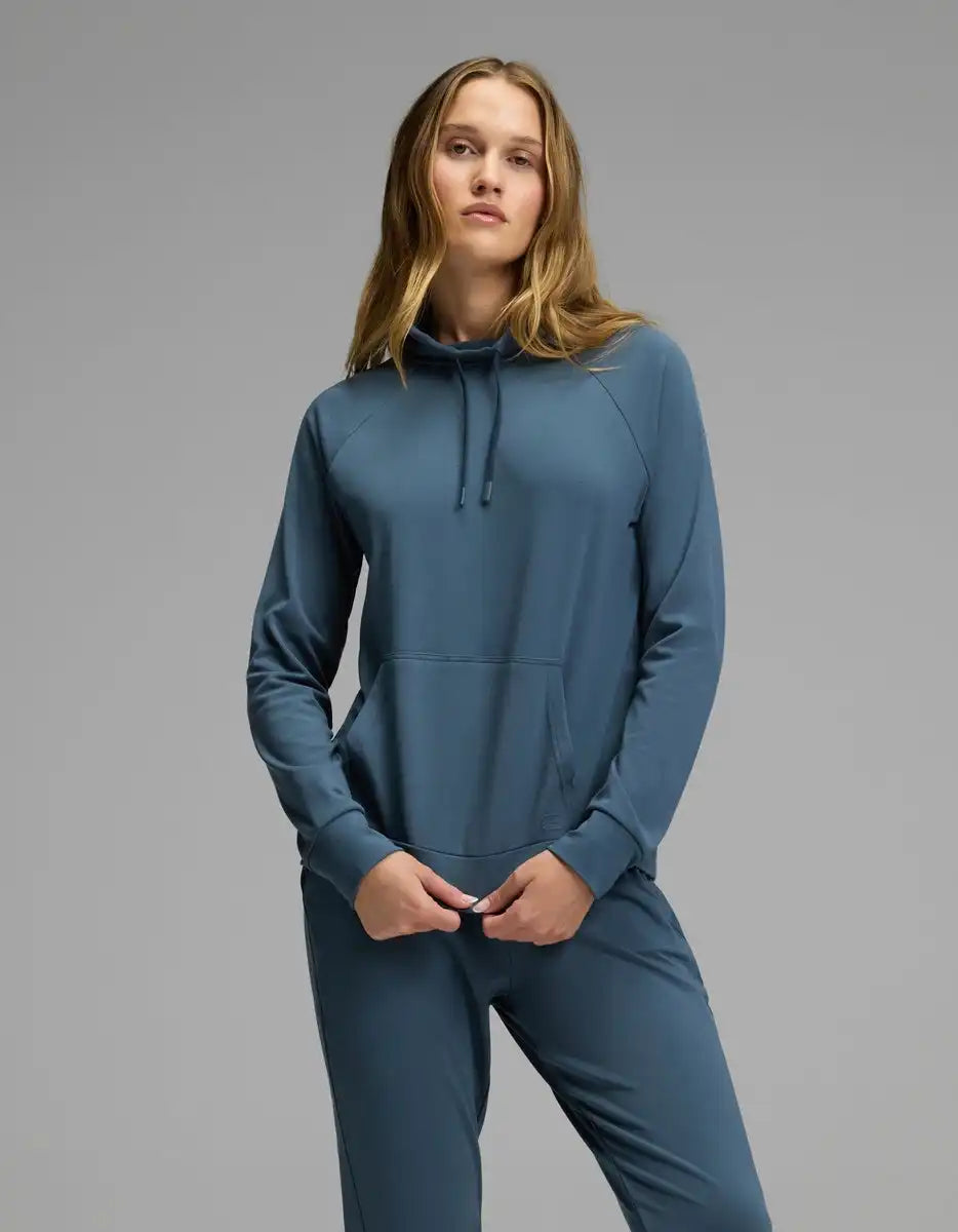 Women's Brushed Bamboo Mock Neck & Jogger Set